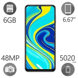 گوشی موبایل شیائومی مدل Redmi Note 9S ظرفیت ‌128 گیگابایت رم 6 گیگ دو سیم کارت