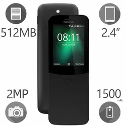 گوشی موبایل نوکیا مدل 8110 ظرفیت 512 مگابایت رم 4 گیگ 4G