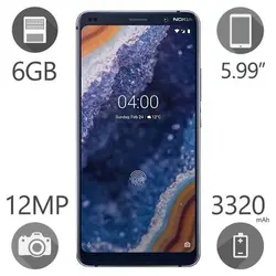 گوشی موبایل نوکیا مدل 9 PureView TA-1087 ظرفیت 128 گیگابایت رم 6 گیگ دو سیم کارت