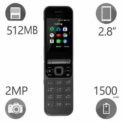 گوشی موبایل نوکیا مدل Nokia 2720 Flip ظرفیت 4 گیگابات دو سیم کارت