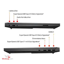 لپ تاپ گیمینگ HP Victus 16-d0523la-i7-Geforce RTX 3050