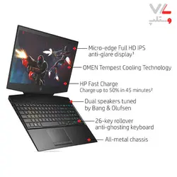 لپ تاپ اپن باکس HP OMEN 15-DH1070-i7 10750H-GTX 1660Ti