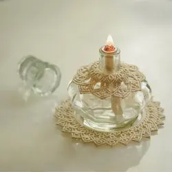 شمع ‏‏فیتیله ‏ای ‏مکرومه ای