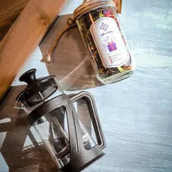 پک فرنچ پرس و شیشه دمنوش مخلوط ویستور