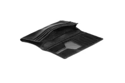 کیف پول چرم نیم طبله W1