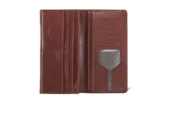 کیف پول چرم نیم طبله W1