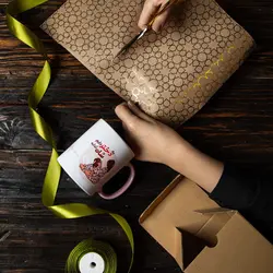 ماگ سفارشی یه دختر دارم شاه نداره