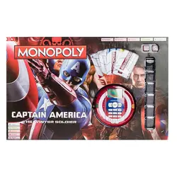 بازی مونوپولی کارتخوان دار مدل Captain America