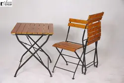 میز و صندلی تاشو آرام ست دونفره