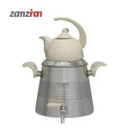 ست کتری و قوری کروپ ست مدل Pyramid (هرمی خط دار) کد 813