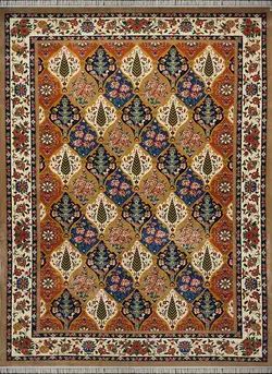 گلیم فرش طرح گبه مدل سروستان