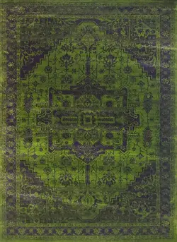 گلیم فرش مدرن کد G101 سبز