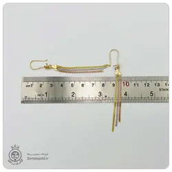 گوشواره آویز طلا ایتالیایی کد E2824