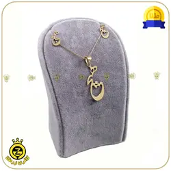 نیم ست طلا طرح هیچ