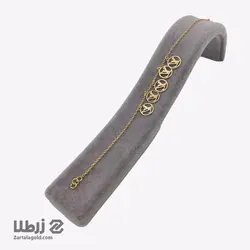 دستبند طلا طرح لیزر لویی ویتون کد B1868