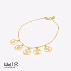 دستبند طلا طرح لیزر لویی ویتون کد B1868