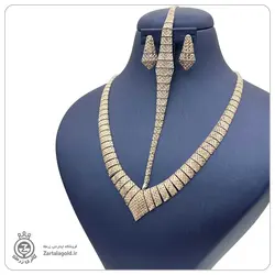 نیم ست طلا طرح مارکیز