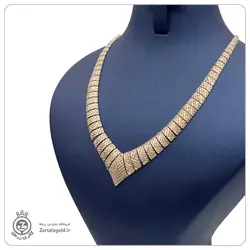 نیم ست طلا طرح مارکیز