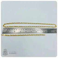 نیم ست طلا طرح زنجیر ظریف