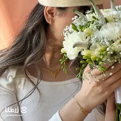 سرویس طلا طرح تراش دار مدل هفتی کد NS2061