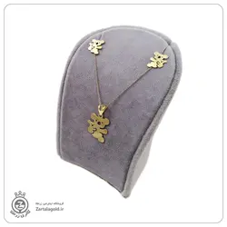 نیم ست طلا طرح کوالا