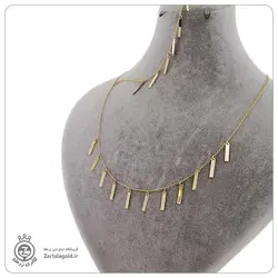 نیم ست طلا طرح هندسی 4