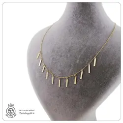 نیم ست طلا طرح هندسی 4