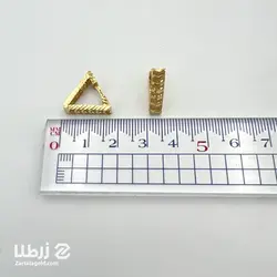 گوشواره حلقه ای طرح مثلث هاگی کد E2594