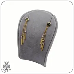 گوشواره طلا آویز طرح نگین و گوی البرنادو - 4,350,000&nbsp;تومان