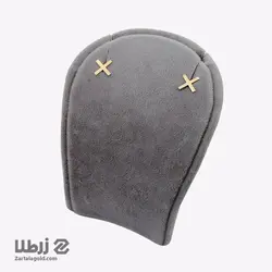 گوشواره میخی طرح ضربدر کد E1457