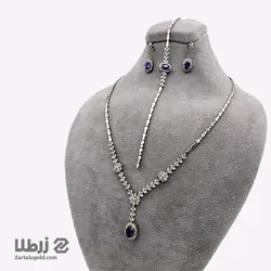 نیم ست جواهر طلا با نگین آمیتیست