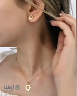 نیم ست طلا طرح 101