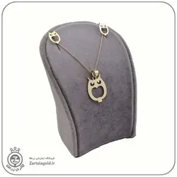 نیم ست طلا طرح جغد 1