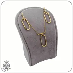 نیم ست طلا طرح بیضی 1 - خرید آنلاین طلا 7,123,000&nbsp;تومان