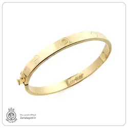 دستبند النگویی طلا طرح LOVE کارتیه 102 -خرید دستبند النگویی-قیمت 15,395,000 تومان