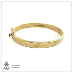 دستبند النگویی طلا طرح LOVE کارتیه 102 -خرید دستبند النگویی-قیمت 15,395,000 تومان
