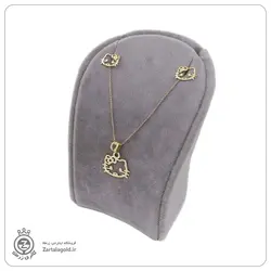 نیم ست طلا طرح کیتی 1