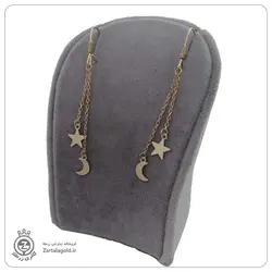 نیم ست طلا طرح ماه و ستاره