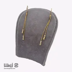 گوشواره طلا آویز طرح گوی البرنادو کد E2464