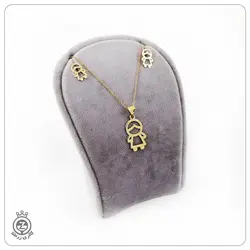 نیم ست طلا طرح کودک