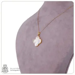 گردنبند طلا طرح صدف ونکلیف - قیمت 1,292,500&nbsp;تومان