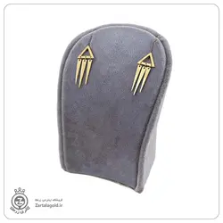گوشواره میخی طرح مثلث با آویز کد E2421