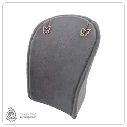 گوشواره میخی طرح پروانه توخالی E2398