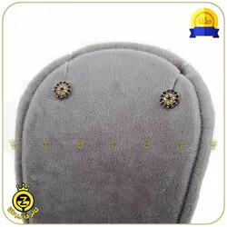 گوشواره چسبان طرح چشم نظر نگین دار - خرید آنلاین طلا 1,317,000&nbsp;تومان