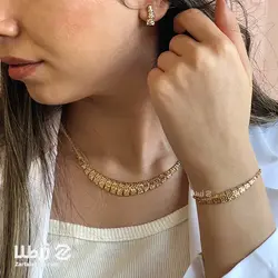 سرویس طلا طرح تراشدار گرد کد NS2318