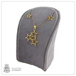 نیم ست طلا طرح ستاره 1