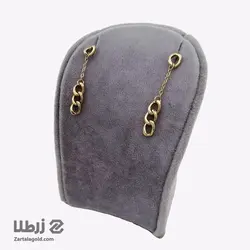 گوشواره طلا طرح آویز کارتیه کد E1924