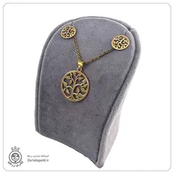 نیم ست طلا طرح درخت