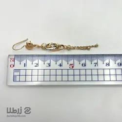 گوشواره طلا آویز ترکیبی با گوی کد E3027