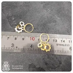 گوشواره حلقه ای طلا طرح 13 - 2,156,500&nbsp;تومان